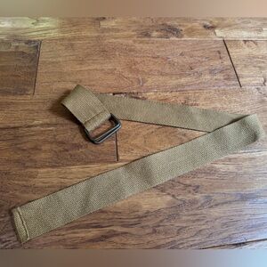 Men's Brown Canvas Belt